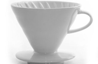 Tanors 700443183734 Ceramic Coffee Dripper, White