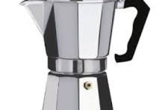 12 Cup Italian Style Expresso Coffee Maker for Use on Gas Electric and Ceramic Cooktops