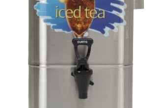 Wilbur Curtis Iced Tea Dispenser 4.0 Gallon Tea Dispenser, Oval 17″H – Designed to Preserve Flavor – TCO417A000 (Each)