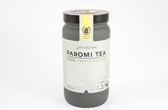 PAROMI TEA Oolong Lemon Ginger Tea, Full-Leaf, 15 Sachets in 1.6 oz Bottle