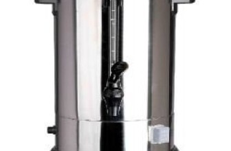 LeChef LUR60 60 Cup, 12 Liter Hot Water Urn with Shabbat Switch, Stainless Steel