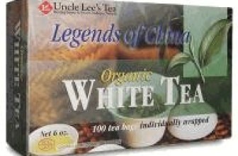Uncle Les’s Tea- Organic White Tea, premium organic White Tea in Tea Bags 100ct