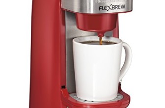 Hamilton Beach 49960 FlexBrew Single-Serve Coffeemaker, Red