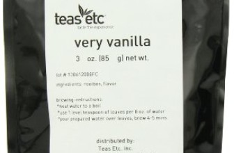 Teas Etc Very Vanilla Loose Leaf Rooibos 3 oz.