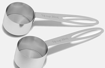 BEST Coffee scoop – 2 Tablespoon Exact – Stainless Steel Measuring Spoon by Coffee Gator – Premium Coffee Accessories (Medium 2 Pack, Stainless Steel)