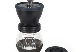 **MARCH MADNESS SALE!** Premium Ceramic Burr Manual Coffee Grinder. Large 100g Capacity Coffee Mill. For Espresso, Pour Over, French Press, and Turkish Coffee Brewing.