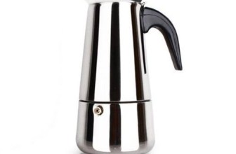 KINGSO Stainless Steel Coffee Percolator Stove Top Maker Moka Espresso Latte Pot 100ml