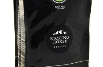 Kicking Horse Coffee Kick Ass Dark, Whole Bean Coffee, 2.2-Pound Pouch