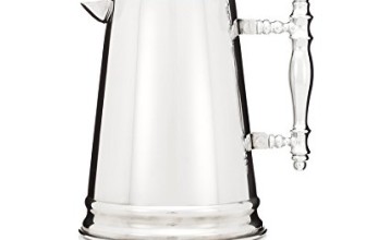 Francois et Mimi Vintage Double Wall French Coffee Press, 34-Ounce, Stainless Steel