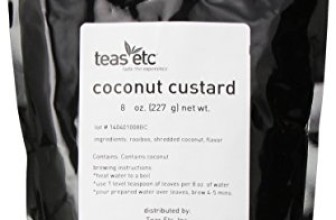Teas Etc Coconut Custard Rooibos Tea, 8-Ounce