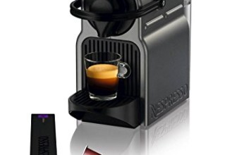 Nespresso A+C40-US-TI-NE Inissia Espresso Maker with Aeroccino Plus Milk Frother, Titan