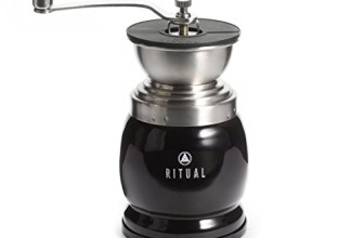 Ritual Manual Ceramic Burr Coffee Grinder by Ritual – Midnight Black, made with Stainless Steel