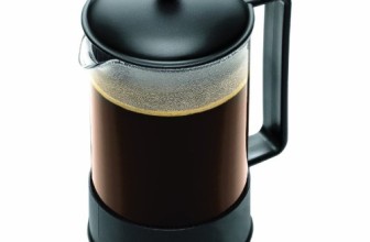 Bodum Brazil 1-1/2-Liter French Press Coffee Maker, 12-Cup, Black