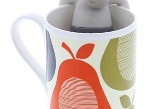 1 X Ocaler®Cute Cartoon Character MISTER TEA Silicone Tea Infuser