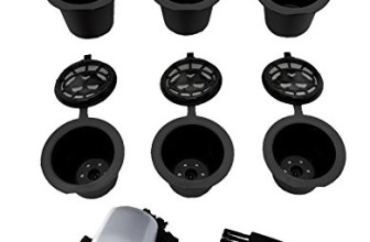 Reusable Nespresso Capsules – 6 Pack – Refillable Pods For Nespresso Machines (OriginalLine Compatible)