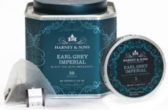 Harney and Sons Earl Grey Imperial, Flavored Black 30 Sachets per Tin