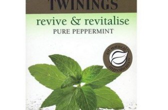 Twinings Pure Peppermint Herbal Tea, 1.41 Ounce Box