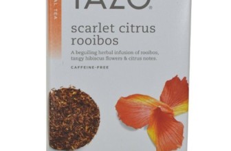 Tazo Scarlet Citrus Rooibos (3×20 Bag)