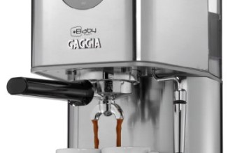 Gaggia 12500 Baby Twin Espresso Machine with Dual Heating System, Stainless Steel