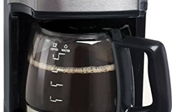 Jura Capresso Black and Stainless Steel 5 Cup Mini Drip Coffee Maker