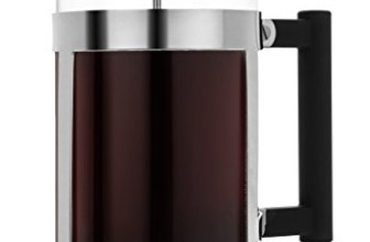FP Coffee Makers™ French Press w/ Glass Carafe and Sturdy Metal Frame: Elegant coffee maker with quality you can see and feel. Smooth plunger action, fine mesh filter, sturdy handle and frame, thick glass, all parts dishwasher safe