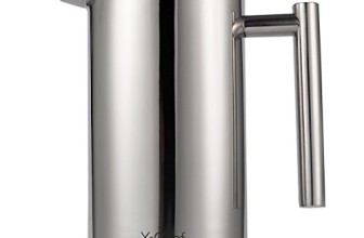 Coffee Press, X-Chef 1500ML Stainless Steel French Press Coffee & Espresso Tea Maker, Cozy & Funny for Coffee Service Time – 51Oz