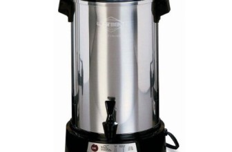 West Bend 43536 Aluminum 36-Cup Commercial Coffee Urn
