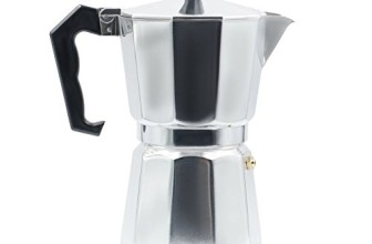 Utensil – High Quality 6-Cup Aluminum Italian Moka Stovetop Espresso Coffee Maker – Free Replacement Gasket Included