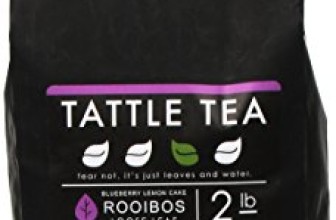 Tattle Tea Blueberry Lemon Cake Rooibos Herbal Tea, 2 Pound