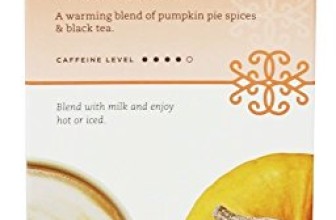 Tazo Pumpkin Spice Chai Tea Latte Concentrate (32 oz, 1 quart) – Pack of 3