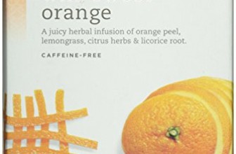 Tazo Wild Sweet Orange Herbal Tea, 20 Count Box 1.58oz/45g