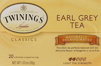 Twinings Earl Grey Decaf Tea, Tea Bags, 20 Count