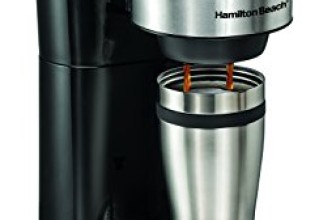 Hamilton Beach 49989 Grind and Brew Single Serve Coffeemaker, Small, Black