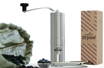 Thirst Friend Conical Burr Coffee Grinder with Stainless Steel Coffee Scoop Clip