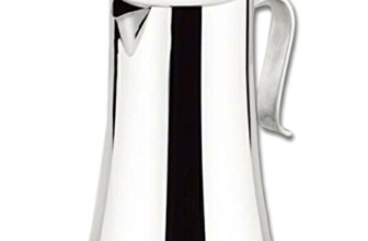 French Press, Best Tea/Coffee Brewer, Plunger, 1 Liter, made of Stainless Steel, Eco-friendly Gift for Superior Quality Drinks at Home by Tea Commission