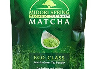 Midori Spring (ECO) Organic Japanese Matcha – Culinary Grade Green Tea Powder for Cooking and Baking – Kosher, Vegan Certified (100g)
