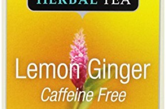 Stash Lemon Ginger Herbal Tea, 20 Tea Bags
