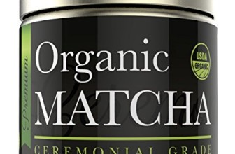 Kiss Me Organics’ Ceremonial Matcha – Japanese Matcha Green Tea Powder – USDA Certified Organic – Ceremonial Grade – [1oz]