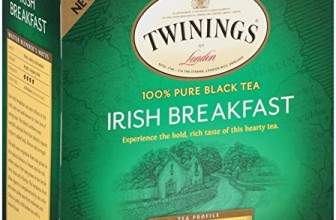 Twinings Black Tea Bags, Irish Breakfast, 50 Count (Pack of 6)