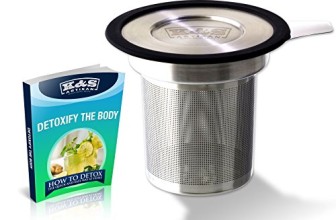 Tea Infuser for Herbal Loose Leaf Tea Deluxe range of High Quality Stainless Steel ,Brew in Mug Strainer With Free Ebook buy yours now!