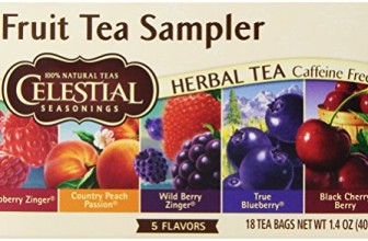 Celestial Seasonings Fruit Tea Sampler Tea Bags – 18 ct