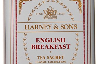 Harney & Sons Classic English Breakfast Tea 1.4 oz / 40 grams (20 Tea Sachets)