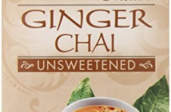 Nature’s Guru Chai Unsweetened Drink Mix, Ginger, 10 Count (Pack of 8)