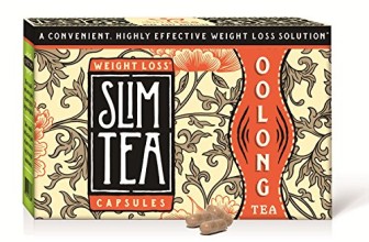 Okuma Nutritional’s SlimTea CAPSULES, 100% Pure and Natural, More Powerful Than Green Tea! 1 Month Supply(60 capsules)