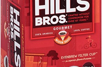 Hills Bros Coffee Gourmet Medium Roast, 12 Single Serve Cups, 3.8 Ounce