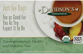 Davidson’s Tea White Pomegranate, 100-Count Tea Bags