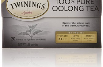 Twinings China Oolong Tea, Tea Bags, 20 Count