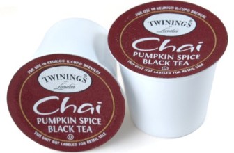 Twinings Pumpkin Spice Chai Tea Keurig K-Cups, 24 Count