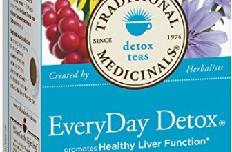 Traditional Medicinals EveryDay Detox, 16-Count Boxes (Pack of 6)