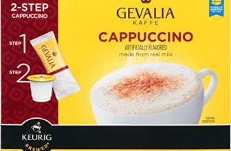 Gevalia Cappuccino K-Cup Packs and Froth Packets 9-Count